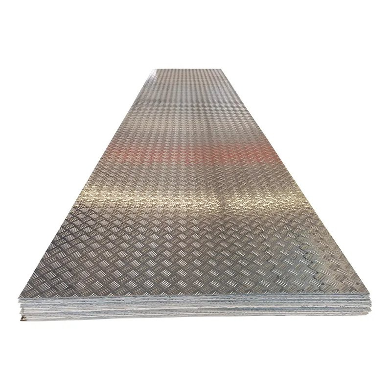 1100 1060 3003 3004 5052 6061 T5 T6 JIS H4000-2006 Diamond PVC Filming 2024 7075 Aluminum Chequered/ Embossed Plates Sheets for Construction