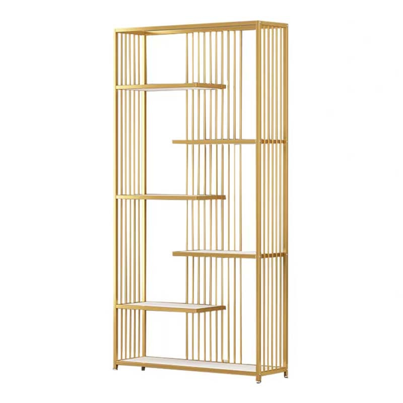 Elegant Chinese Iron Art Tea Display Stand for Antique Books