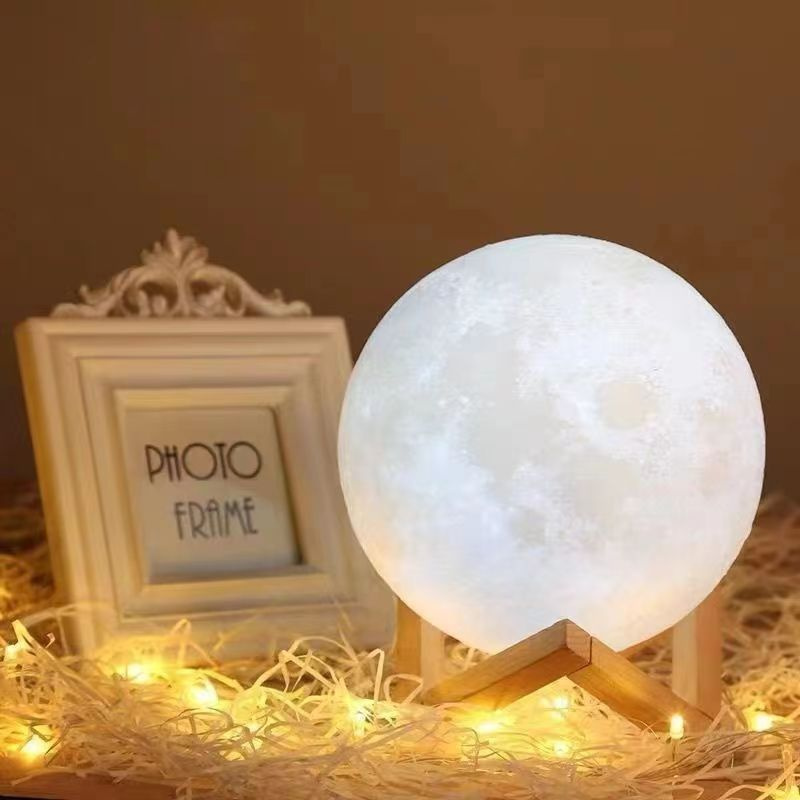 Hot Sales Touch Control Dimmable Four Colour Moon Lamp LED Night Light