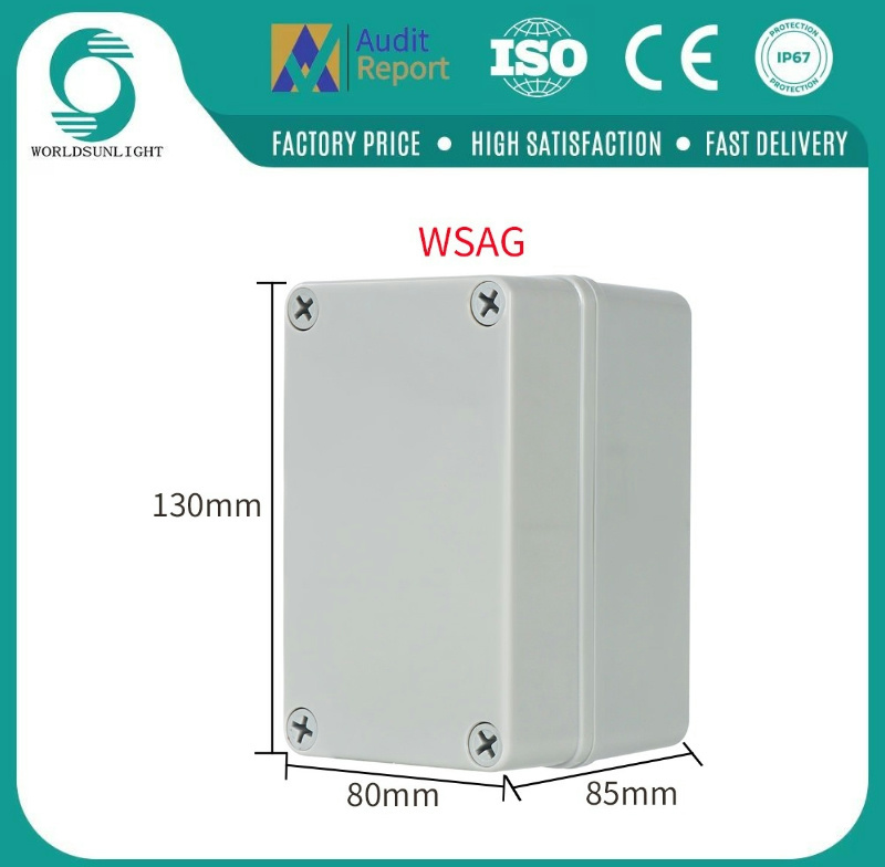 Manufacture IP67 Wsag Electric Cable Cover Size Wiring Electrical Suppliers Junction Box