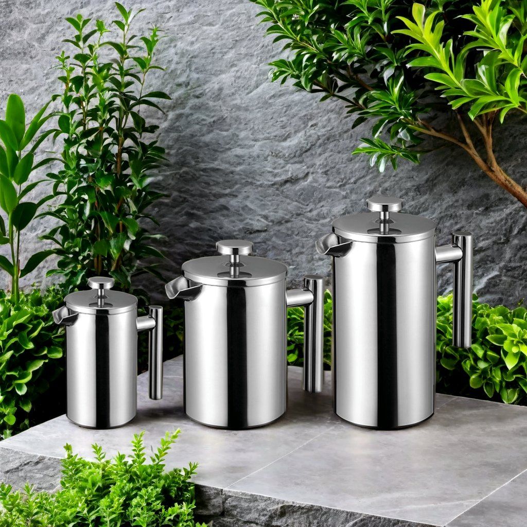 Mingling Factory Cold Brew Hot Coffee Cafetiere Portable 800ml Manual French Press Coffee Maker Coffee Plunger for Home Office Travel and Camping