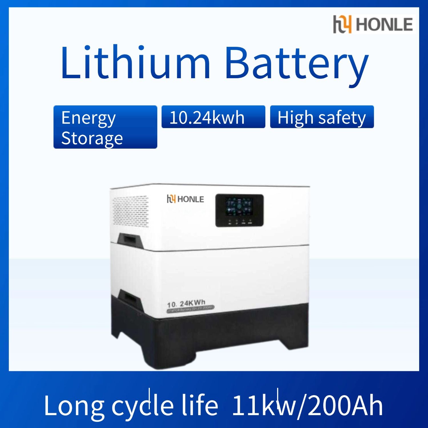 Lithium Cell Solar Power Station Future-Ready 51.2V 5kwh Stackable Lithium Iron Phosphate Battery for Home Power Solutions