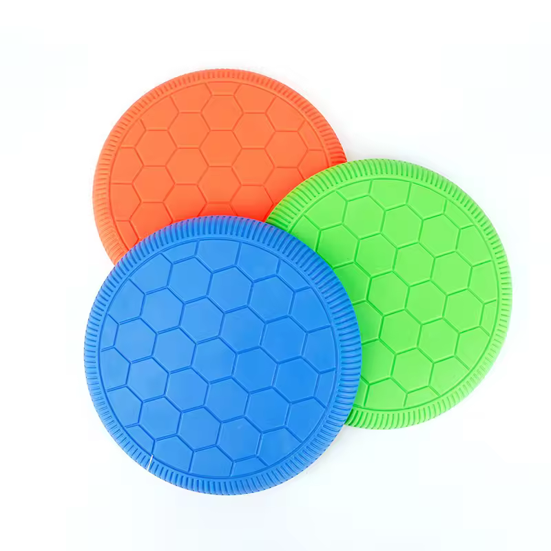 Soft Flying Disc Pet Toy Tpr Rubber Training Frisbeed For Dogs Bite Resistant Flying Disc Dog Toys