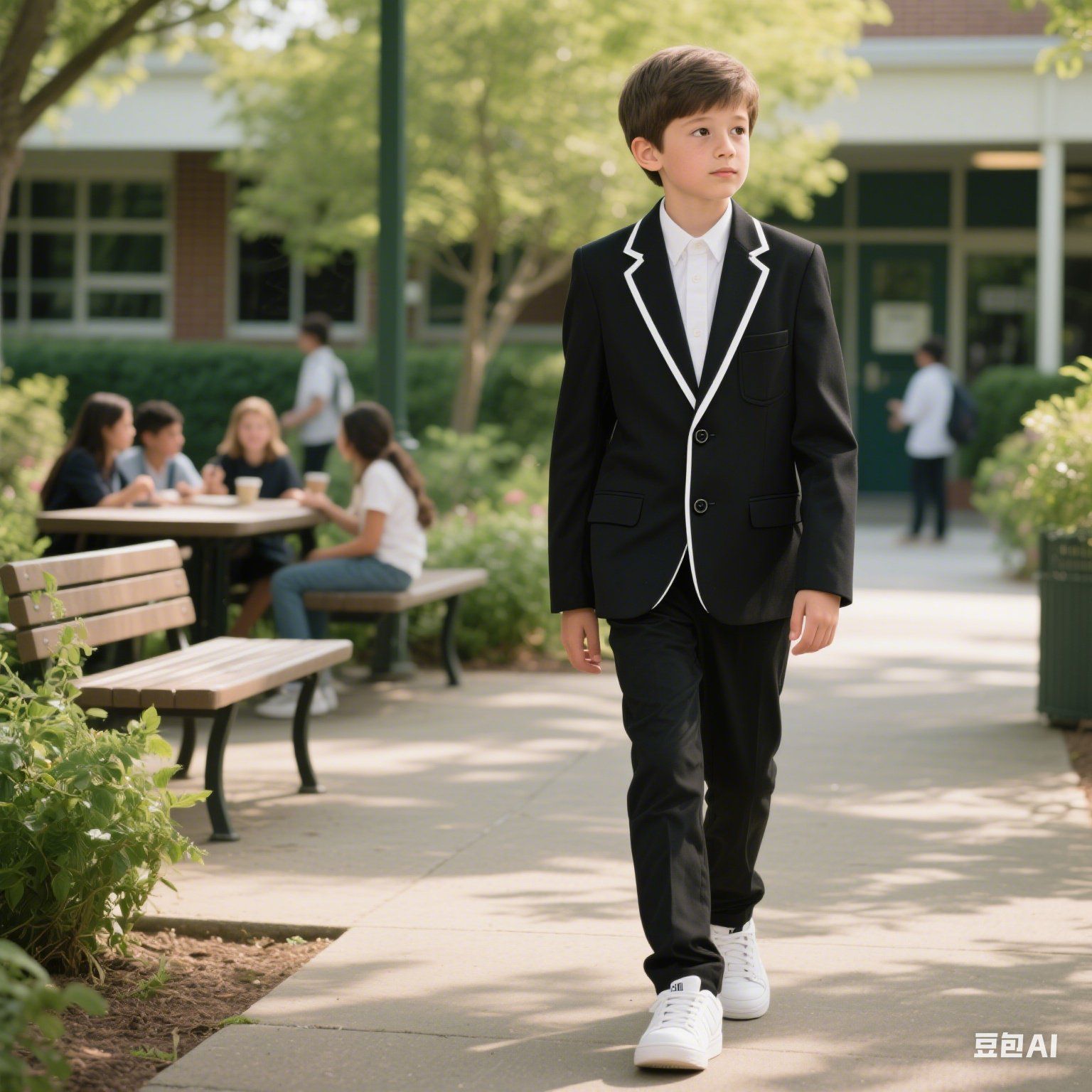 Kids School Uniform Suit Jacket School Unisex Blazer Suit Uniform