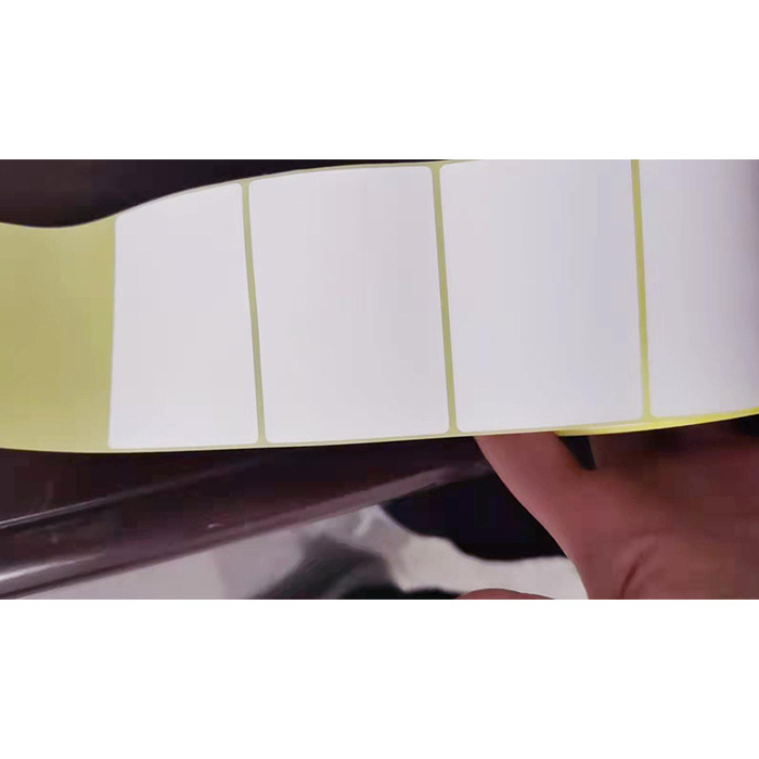 Semi Gloss Paper Yellow Silcone Release Self-Adhersive Label Paper