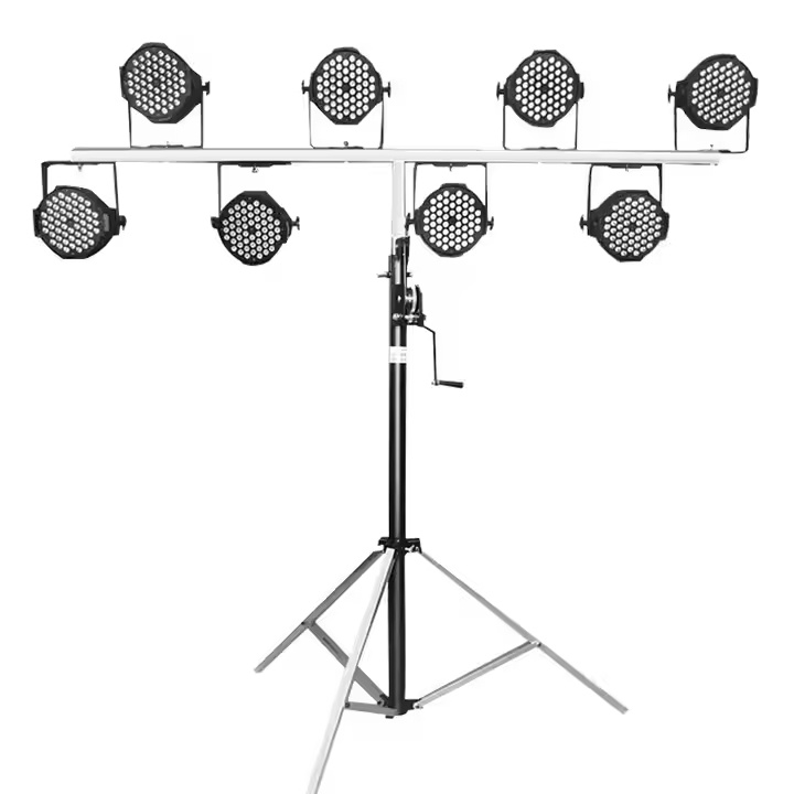 U`King Adjustable Tripod Stand Bracket Truss Lighting for Wedding Stage Event LED PAR Light T Bar Stands