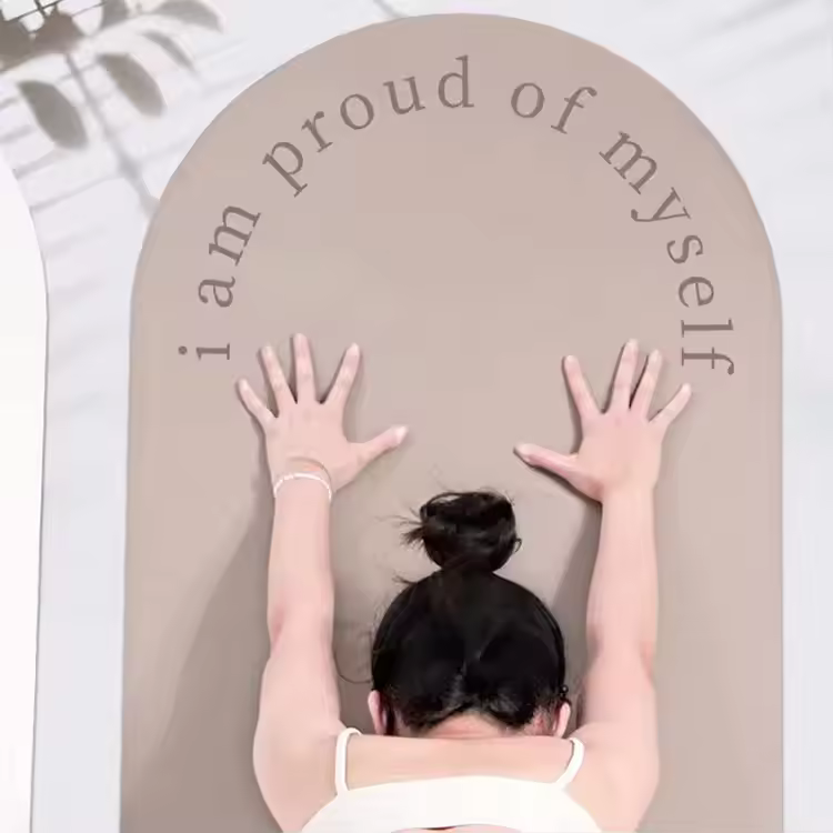 Manufacturer Thailand Muslim Prayer Pu Oval China Block Design Gym Pu Wholesale Kids Yoga Mats