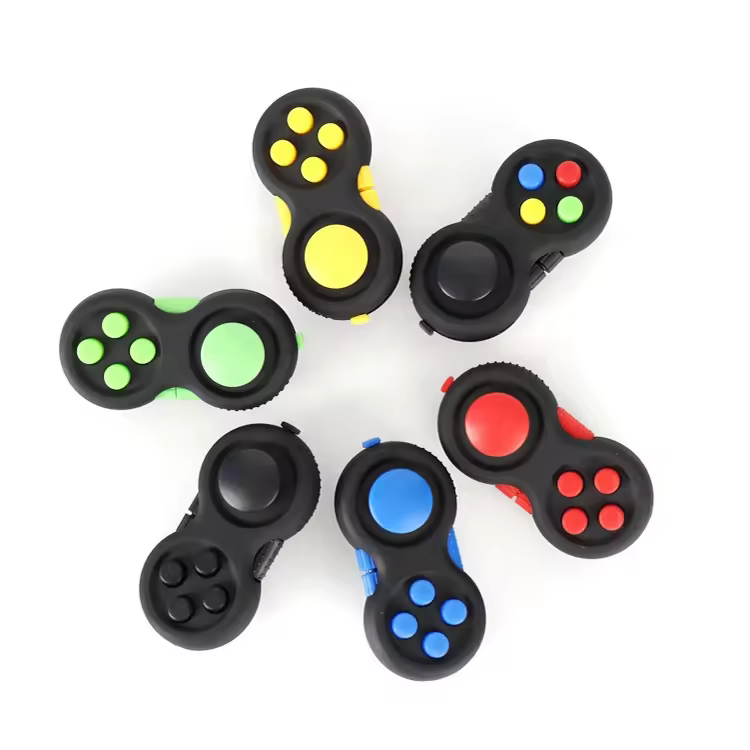 Anti Stress Relief Figet Fidget Game Controller Fidget Pad Cube Sensory Classic Novelty Gag Kids Promotional Gift Toy Jouets