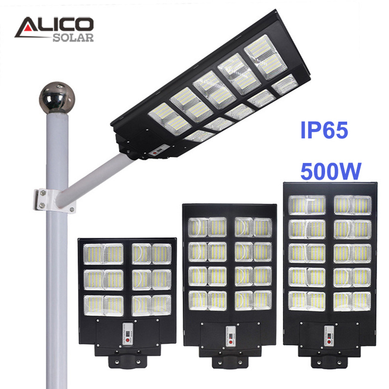 Alicosolar Supplier Factory Direct IP65 67 15-500W Solar LED Street Lighting System Price