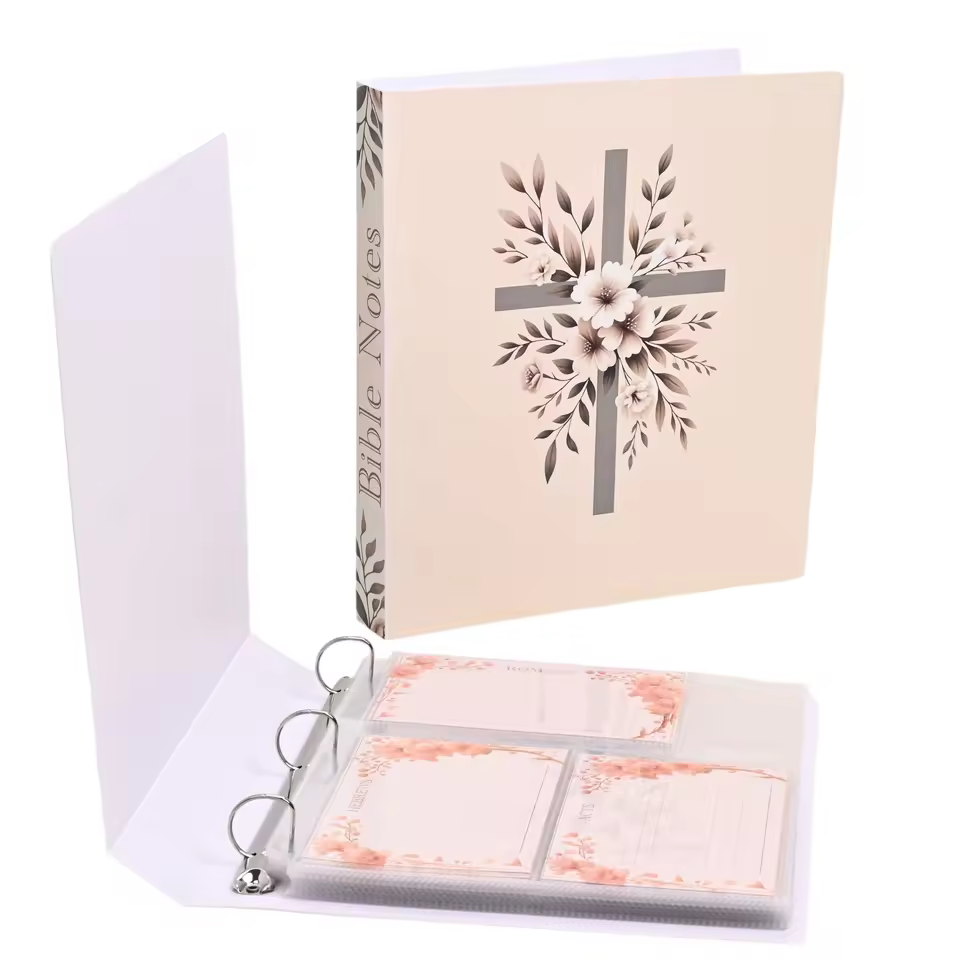 On Stock Plastic File Binder With Three Photo Pockets Of 4*6 And One Card Pocket With 2*4 inch 20 Sheets Custom Plastic Binder