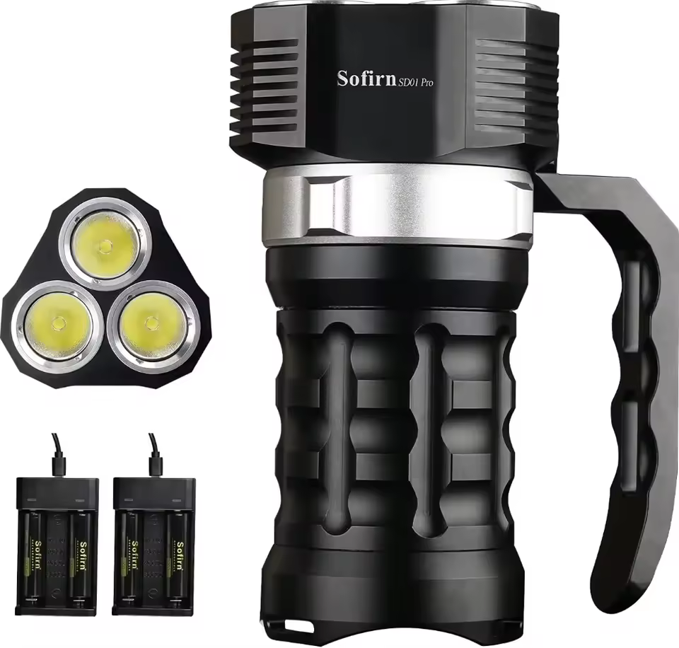 Hot Selling 10000 Lm Powerful Diving Light High Quality Long Throwing Underwater Torch With Magnetic Control Switch