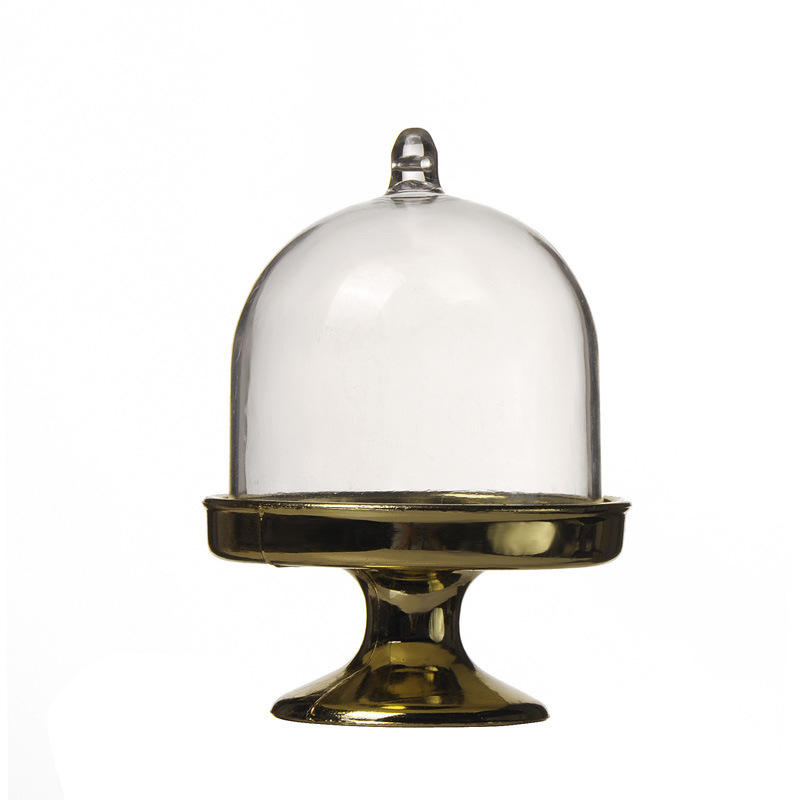 Ready Mini Acrylic Clear Cake Stand for Baby Shower Plastic Candy Box Wedding Favors Birthday Party Sweet Table Decor Supplies