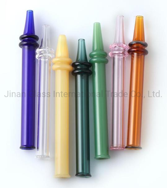 Hot Mini Nc Colorful Pen Style Heady Glass DAB Tube Smoking Accessories Heating Fast Tips