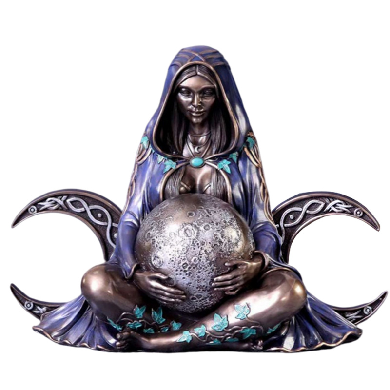 Resin Ornaments Statues for Home Decorations Mother Earth Gaia Figurines