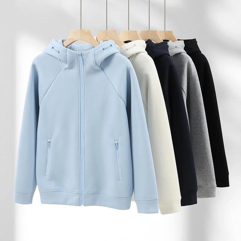 Men Fitness Jacket Heavyweight Workout Running Outdoor Jackets Zip up Sports Jogger Jacket