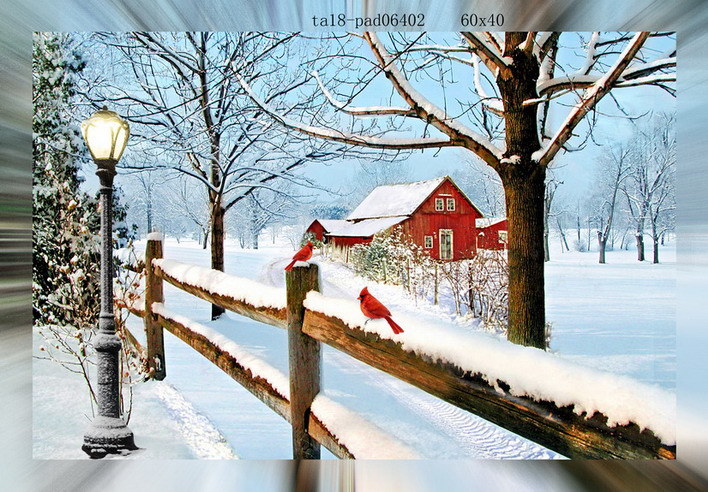 Hot Latest Lighted Christmas Tree LED Canvas Wall Art Prints for Holiday Gift Cheap China Factory Wholesale