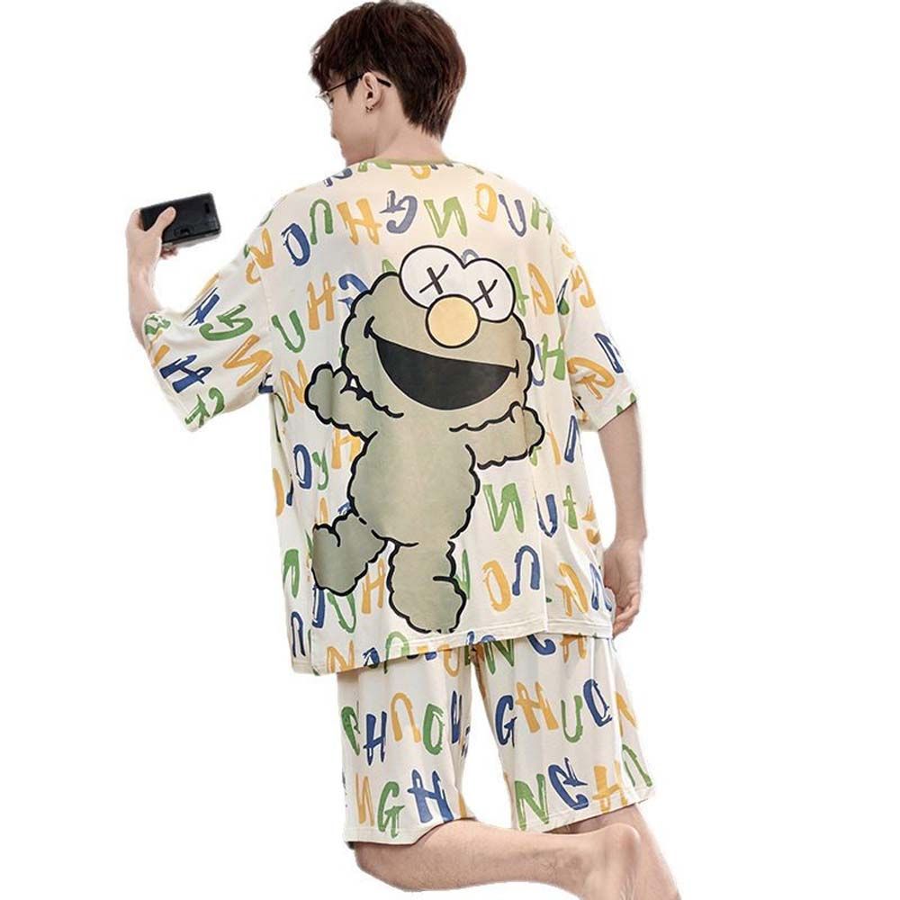 Wholesale Hot Selling Summer Short Sleeve Shorts Relaxed Fit Lightweight Plus Size Home Sleepwear