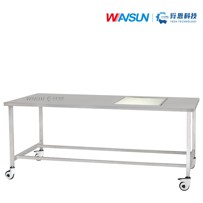 Cssd Inspection Packing Table Stainless Steel Furniture Hospital Working Table
