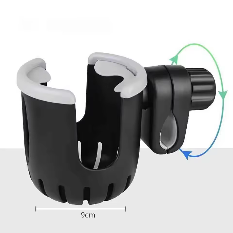 Factory's Latest Research And Development Baby Stroller Universal Adjustable 2 In 1 Water Cup Holder Beverage Bottle Holder