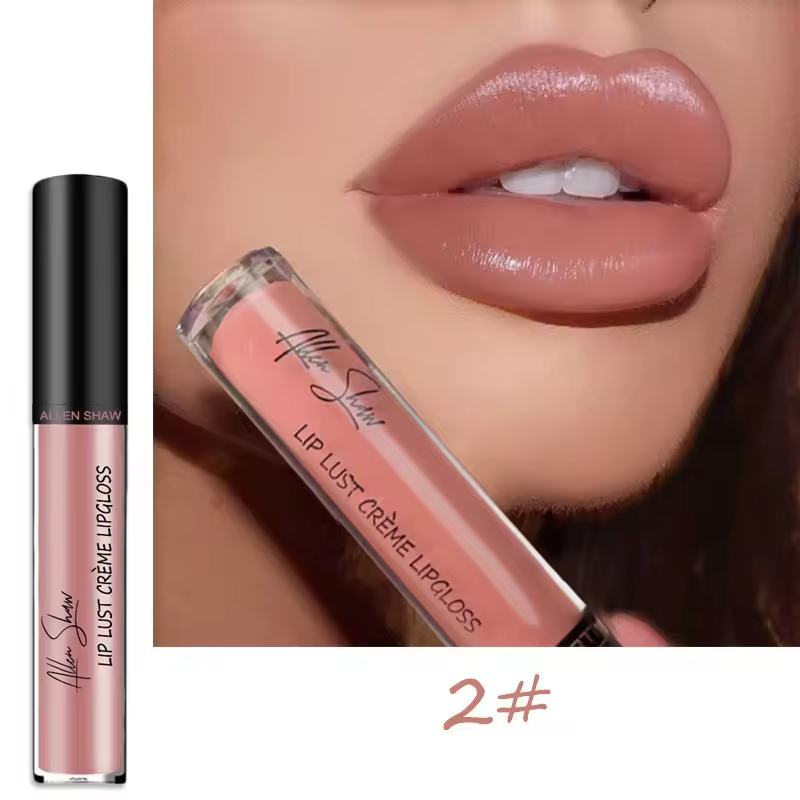 Lip Glaze European And American Gloss Moisturizing Creamy Liquid Stick Xiyin Beauty Makeup
