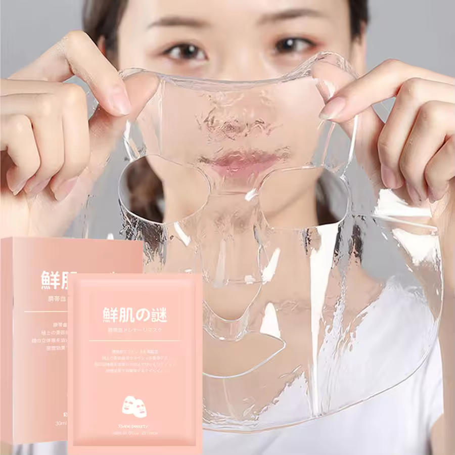 Wholesale Hot Sale Bio Collagen Mask Hydro Gel Whitening Overnight Real Deep Moisturizing Face Mask