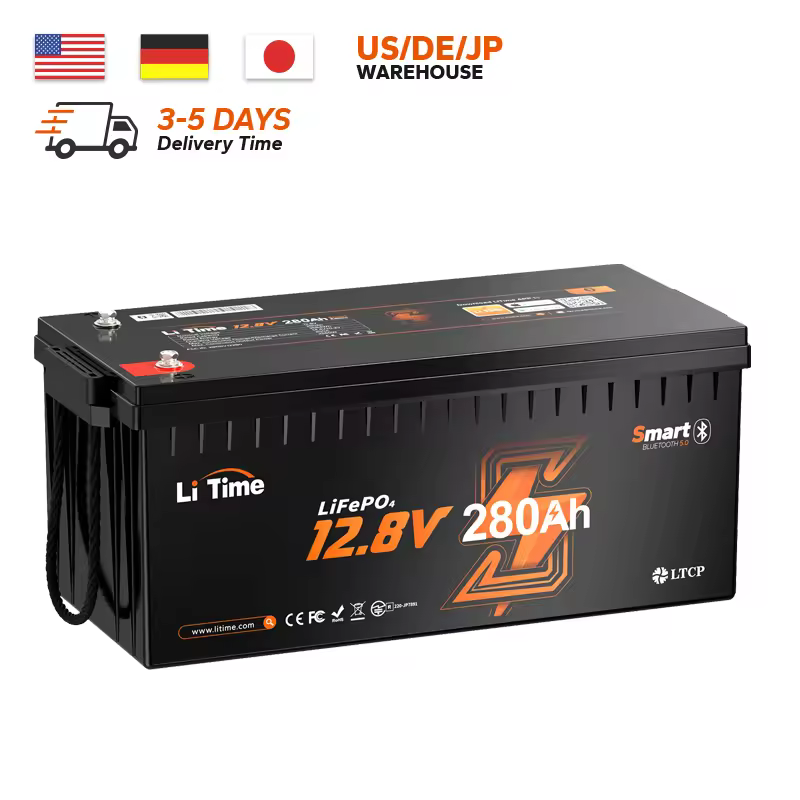 Fast Shipping 200a Bms Deep Cycling 12.8volt 280ah Lithium Ion Battery Pack Rechargeable Long Lifepo4 Fast Shipping Included