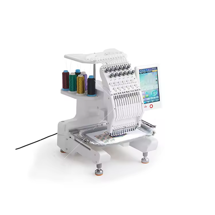 Single Head Embroidery Quilting Machine For Home Use Fast Shipping For T-shirts/tubular/flat Computerized Motor Cheaper Option