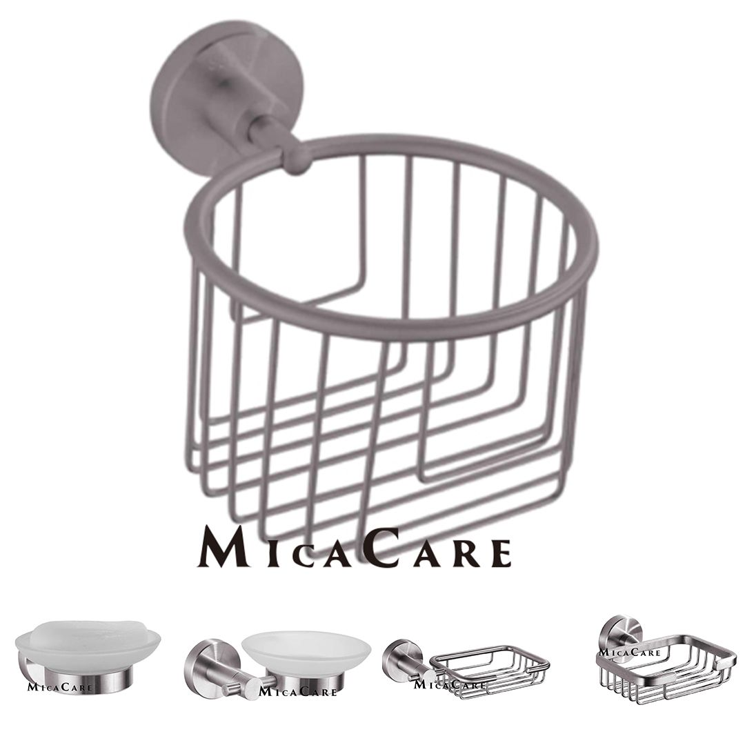 Stylish Durable Wall-Mounted Tissue Waste Bin in Stainless Steel Design