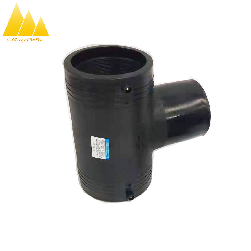 in Stock Butt Fusion HDPE Pipe Electro Fusion Fitting Tees for Drink Water Supply