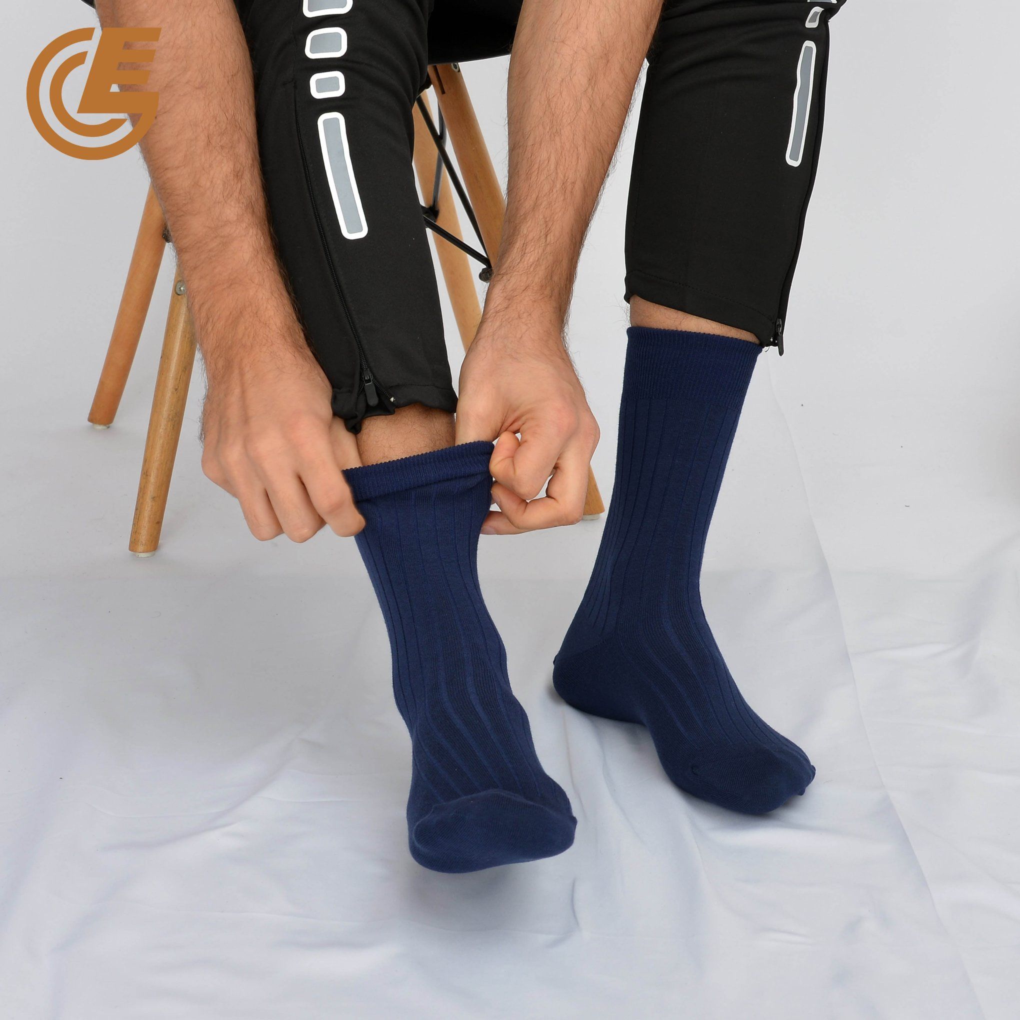 Qlm-329-5 Athletic Sports Wear Casual Thick Sox Compression Men's Socks