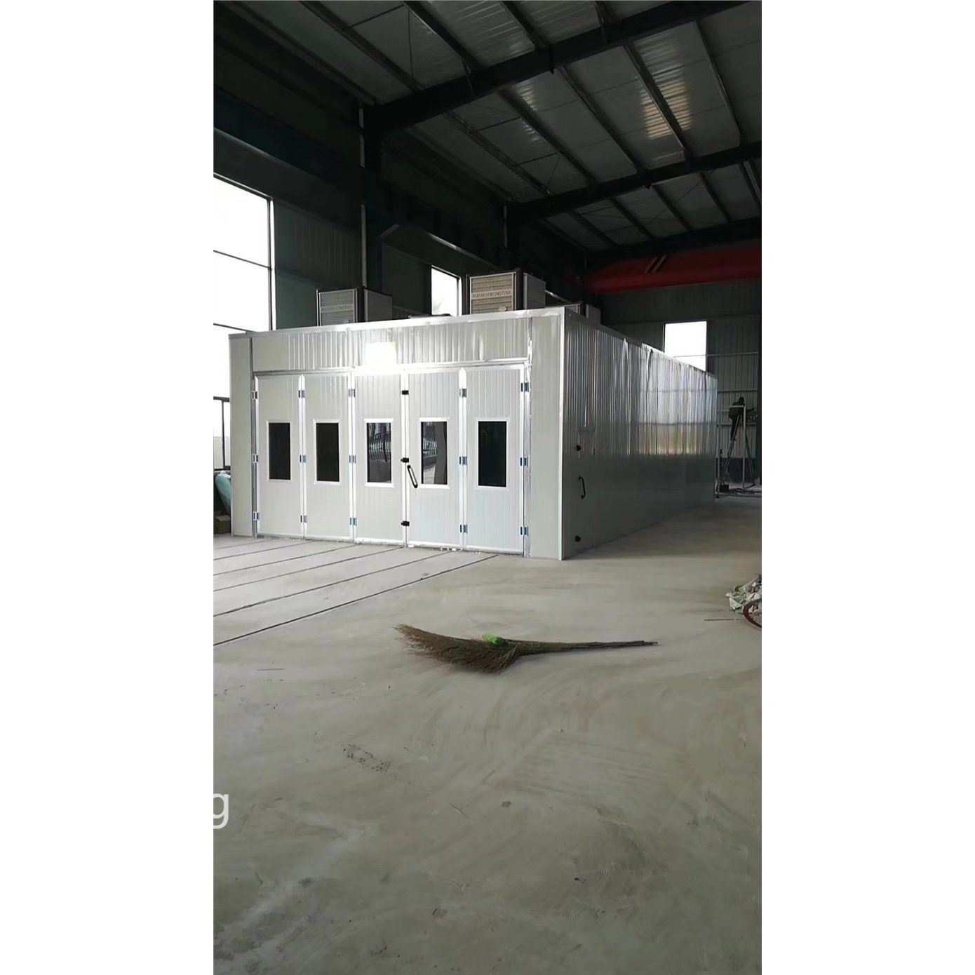Furniture Spray Booth Water Curtain Spray Paint Booth Room Woods Painting Booth New Product 2024 Provided 3 Sets Air Fans 3000