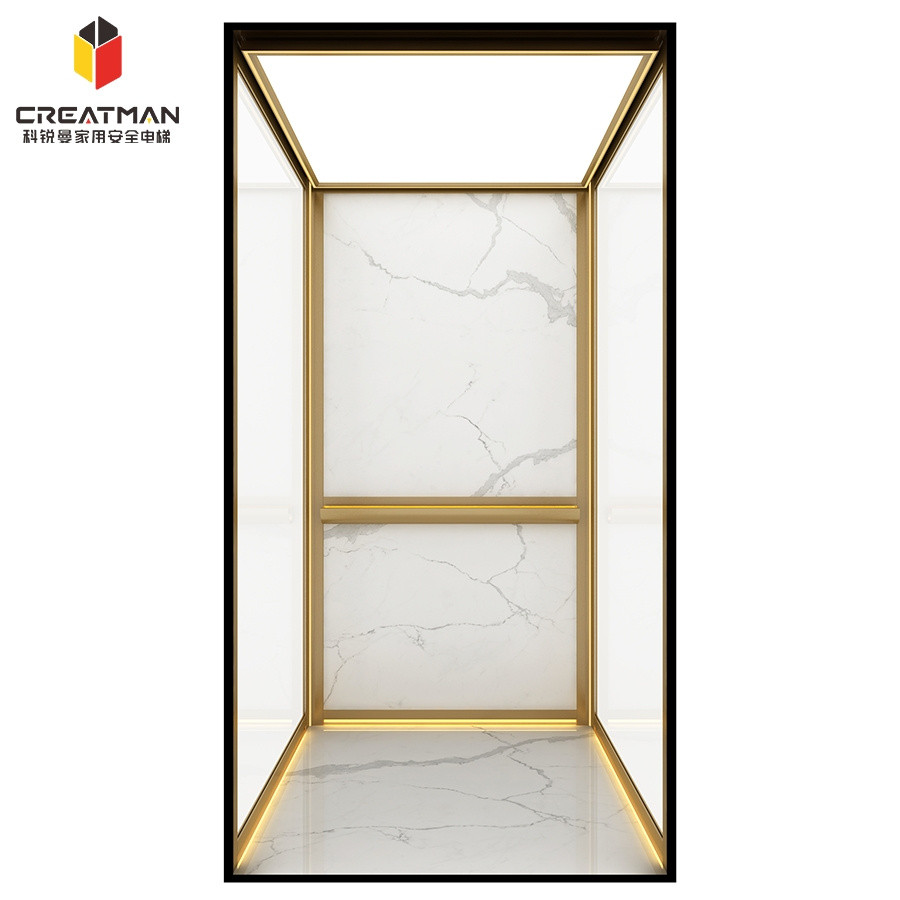 Small-Space Friendly Small Shaft Adaptation Villa Home Passenger Elevator Stair Lift