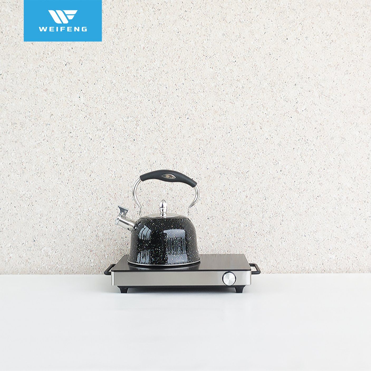 Kitchenware Stainless Steel Whistling Kettle with Anti-Hot Handle