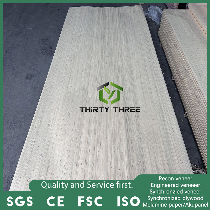 Best Quality Engineered Poplar Veneer Wood Veneer for House Furniture Making