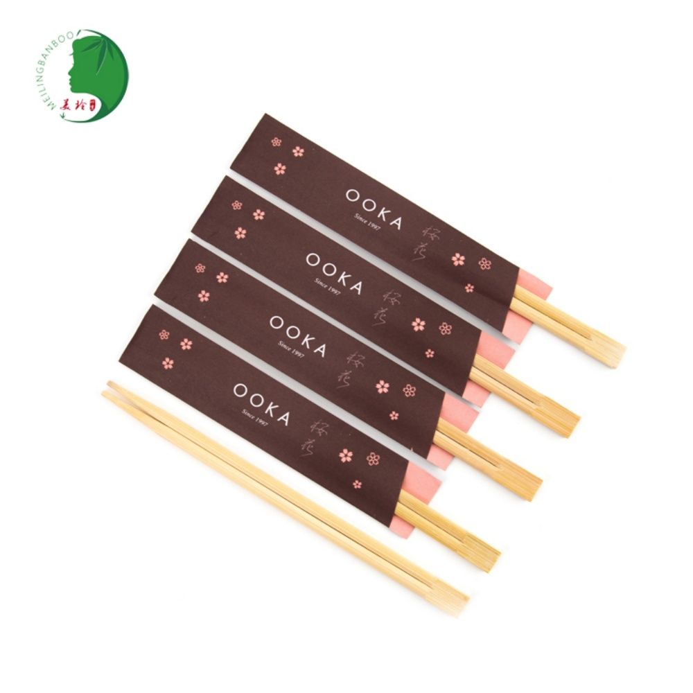 Stylish Plastic Wrapped Disposable Bamboo Sticks and Chopsticks Suppliers with Sleeve Sushi Chopsticks
