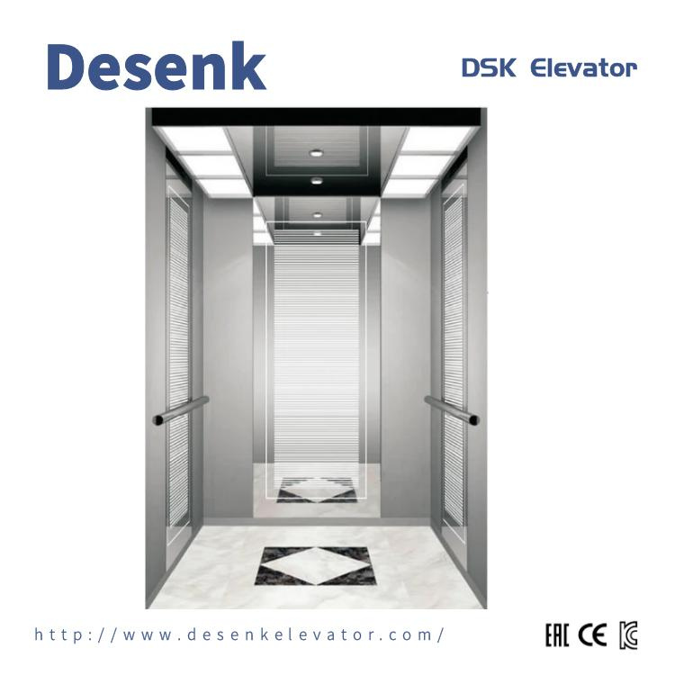 Mirror Etching S. S Lift Golden Home Lift Passenger Lift for Sale in Best Price