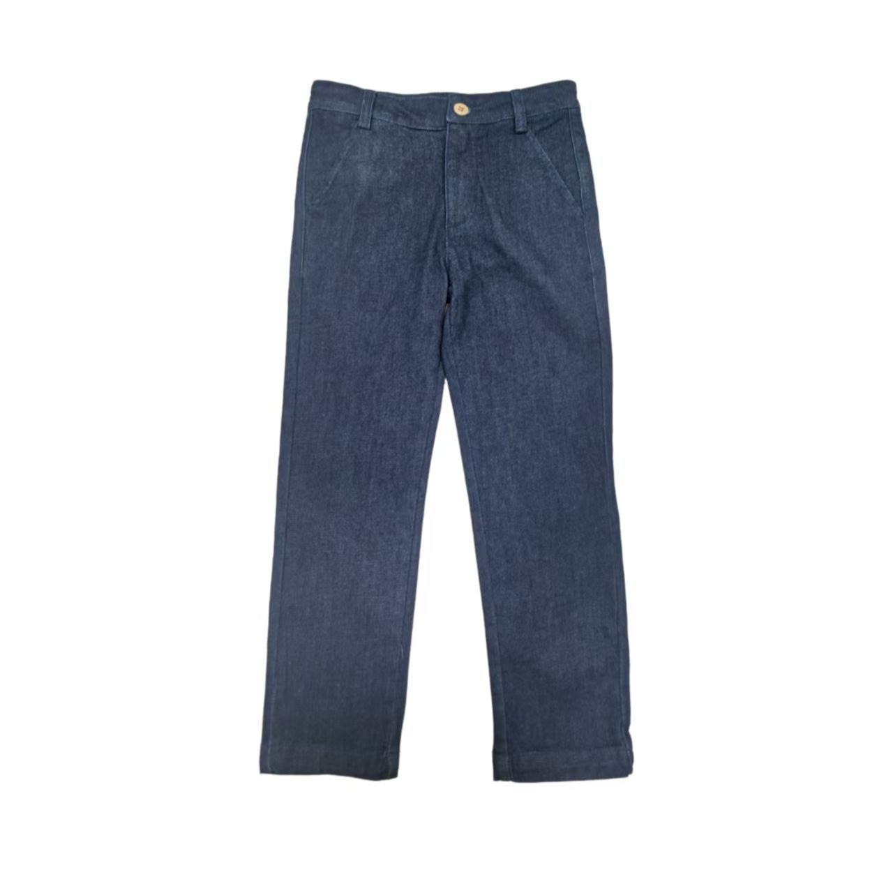 Children's Denim Straight-Leg Trousers for Spring and Autumn