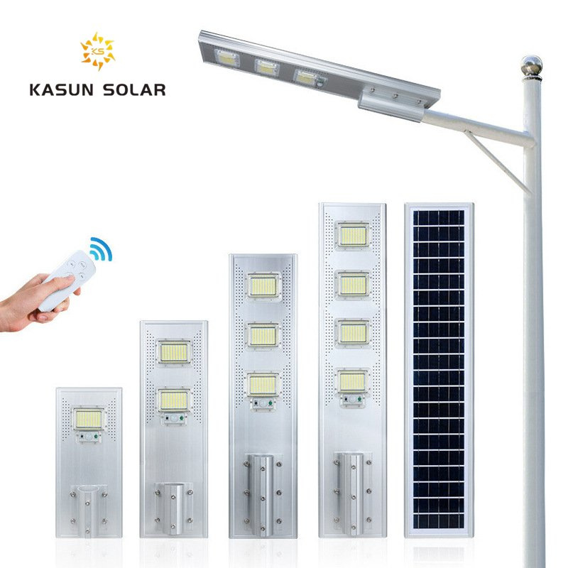 50W 100W 150W 200W 250W Solar Street Light CE RoHS LED Lighting Decoration Energy Saving Outdoor Home Products Security Garden Lamp with Motion Sensor