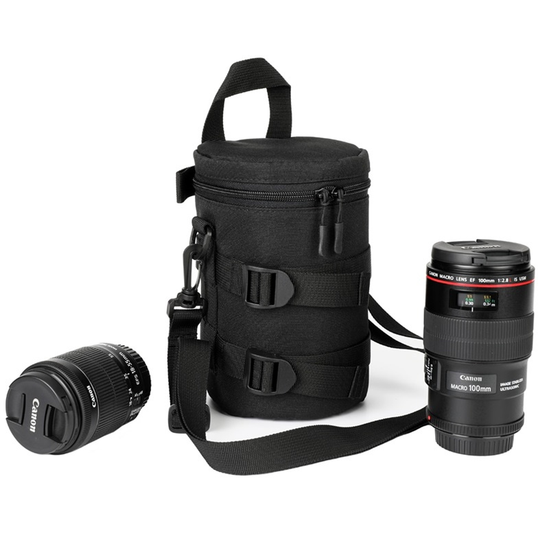 Durable Lens Storage Bag for DSLR Cameras and Accessories