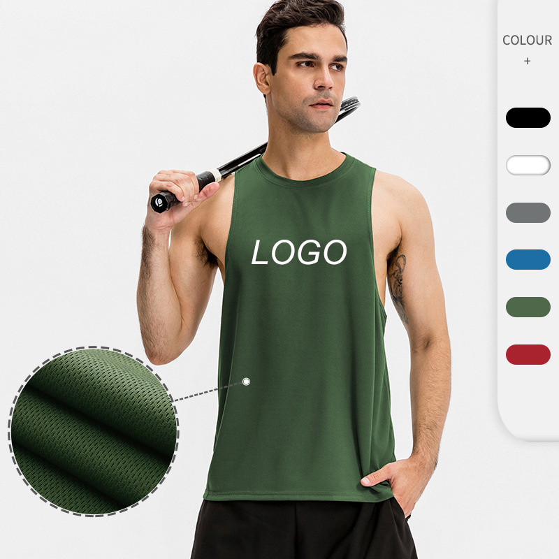 Running Tank Top Mesh Quick Drying Basketball Workout Tank Tops Gym Men Top Tank for Men