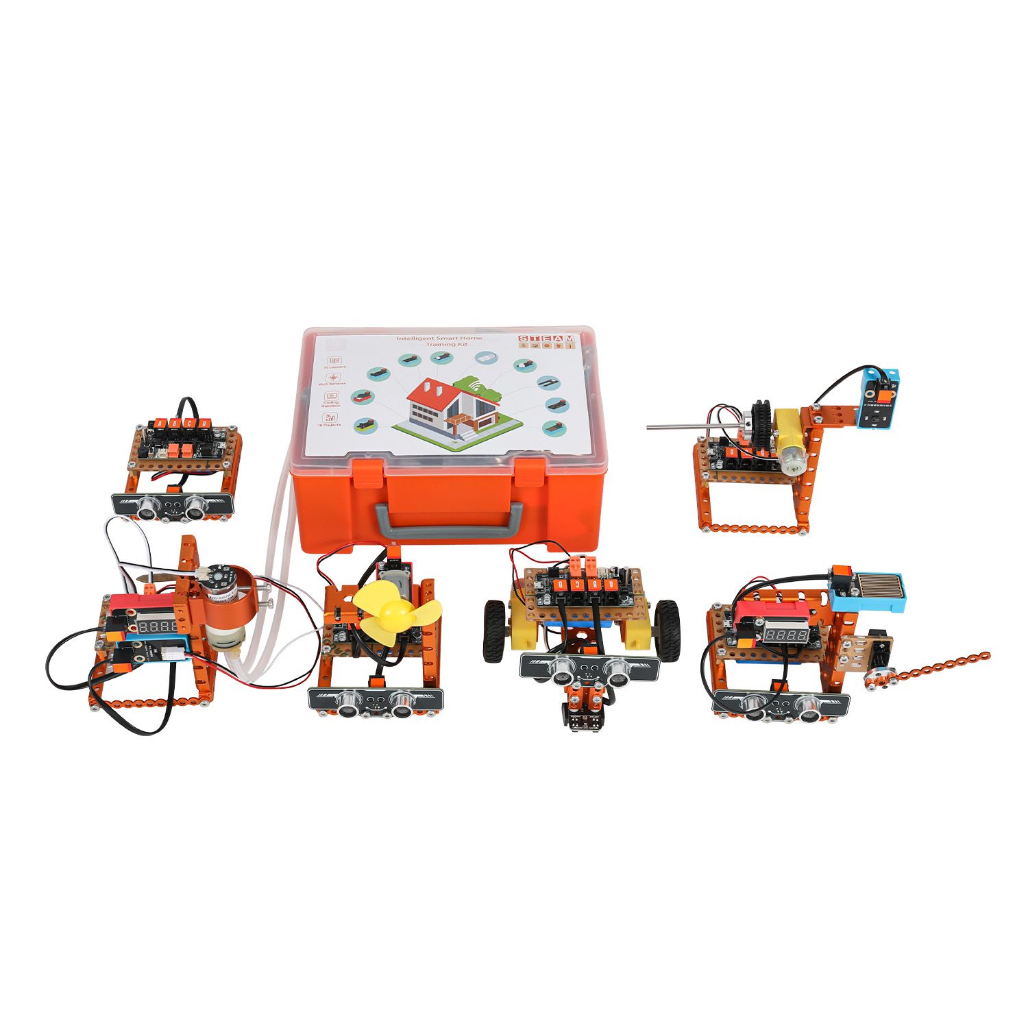 15 in 1 Stem Educational Building Kit Programmable Ai Smart Home Inventor Dly Robotics Kit for Kids School Classroom