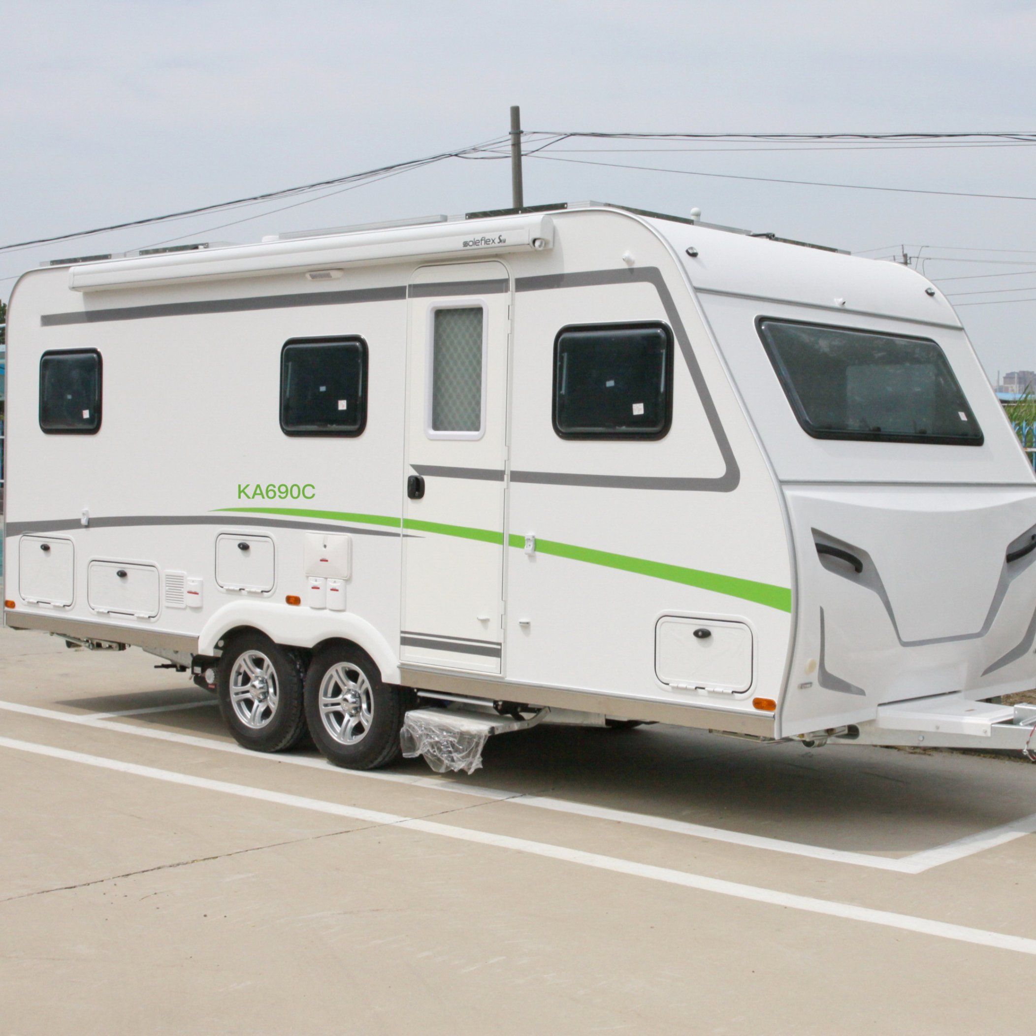 Design European Standard Camping Trailer Caravan Trailer Mini Mini Camper Trailer Outdoor for Sale