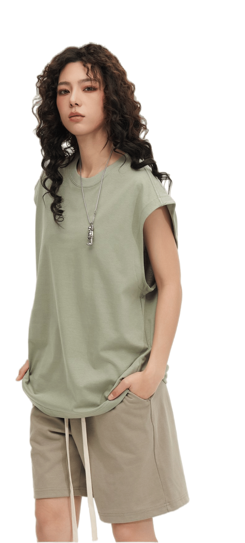 Women's Fashion Sleeveless Tank Top T-Shirt-Versatile Minimalist