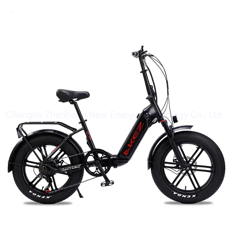 2024 New Design 20 Inch Cheap Electric Folding Bike Mountain Ebike Dirt Bicycle for Adult