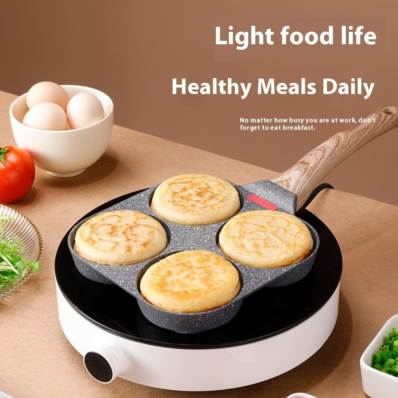 Heat Resistance 4 Hole 2 Hole Nonstick Cookware Sets Bohemian Egg Burger Frying-Pan Non-Stick Dumpling Pot