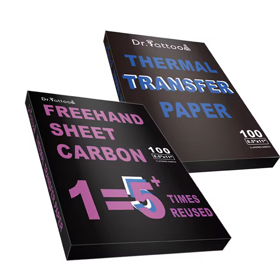 Punk Oem A4 Size Blue Copy Spirit Thermal Stencil Transfer Paper 100pcs/20pcs For Tattoo Permanent Makeup Accessories