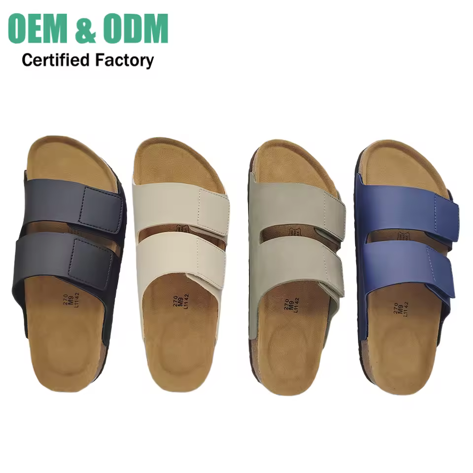 2025 Factory Wholesale Summer Beach Cheap Men Beach Sandals Outdoor Pu Sandals Clogs Slippers