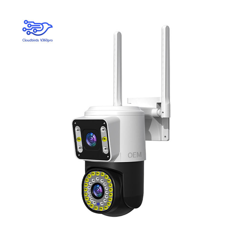 3MP 4G 4K Waterproof Outdoor CCTV Camera with Dual Lens 10X Zoom Wireless IP WIFI Security Mini Camera Night Vision OEM