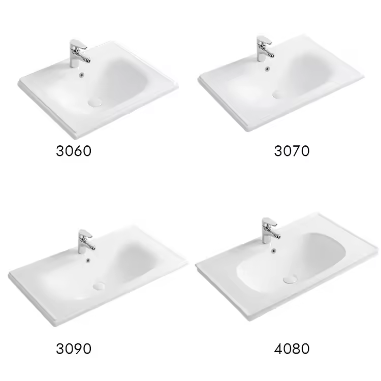 7 Day Delivery Unique Factory Cheap Price Countryside Style Ceramic Basin 24 36 48 Inch Cabinet Vanity Sink For Bathroom Toilet