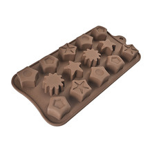 Factory Direct Sales of Sun and Star Silicone Chocolate Mold, Pudding and Jelly Ice Mold DIY Baking Tools in Stock for Wholesale